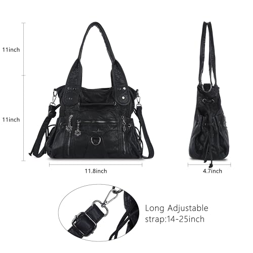 Angel Kiss Roomy Tote Bags for Women Fashion Shoulder Bag Purse with Crossbody Strap
Angel Kiss Hobo Bags for Women Fash