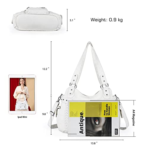 Soft PU Leather Angel Kiss Hobo Handbags for Women
| Angel Kiss Hobo Handbags for Women - Stylish Shoulder Purses
| Wom