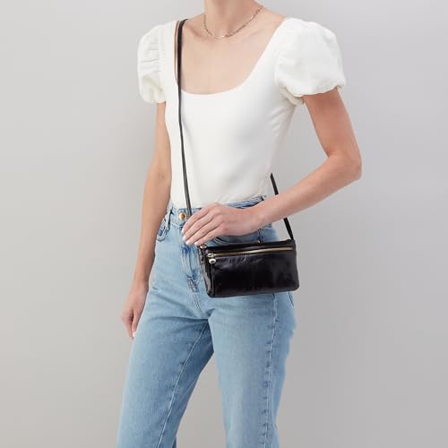 HOBO Cara Mini Leather Crossbody Bag for Women Trendy and Durable Mini Bag for Everyday Use Classic Mini Leather Crossbo